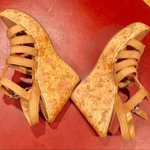 Born Concept BOC wedge sandals size 6